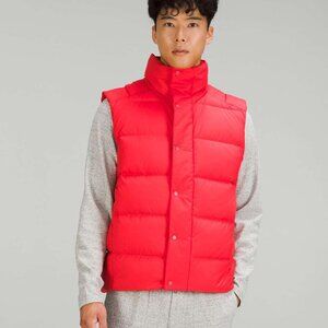 Lululemon Wunder Puff Vest Genuine Down Carnation Red Size XL